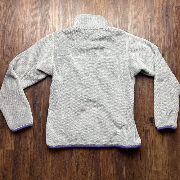 Patagonia Re-Tool Snap-T Fleece Pullover Women’s Size Small Sweatshirt Gray - Picture 2 of 6